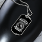 Beagles Necklace Stainless Steel or 18k Gold Dog Tag 24" Chain-Express Your Love Gifts