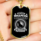 Beagles Necklace Stainless Steel or 18k Gold Dog Tag 24" Chain-Express Your Love Gifts