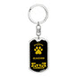 Beauceron Keychain Stainless Steel or 18k Gold-Express Your Love Gifts