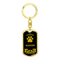 Beauceron Keychain Stainless Steel or 18k Gold-Express Your Love Gifts