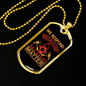 Because All Lives Matter Necklace Stainless Steel or 18k Gold Dog Tag 24" Chain-Express Your Love Gifts
