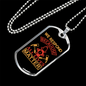 Because All Lives Matter Necklace Stainless Steel or 18k Gold Dog Tag 24" Chain-Express Your Love Gifts