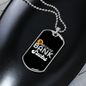 Because Bank Sucks Crypto Necklace Stainless Steel or 18k Gold Dog Tag 24" Chain-Express Your Love Gifts