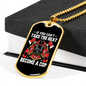 Become A Cop Firefighter Gift Stainless Steel or 18k Gold Dog Tag 24" Chain-Express Your Love Gifts