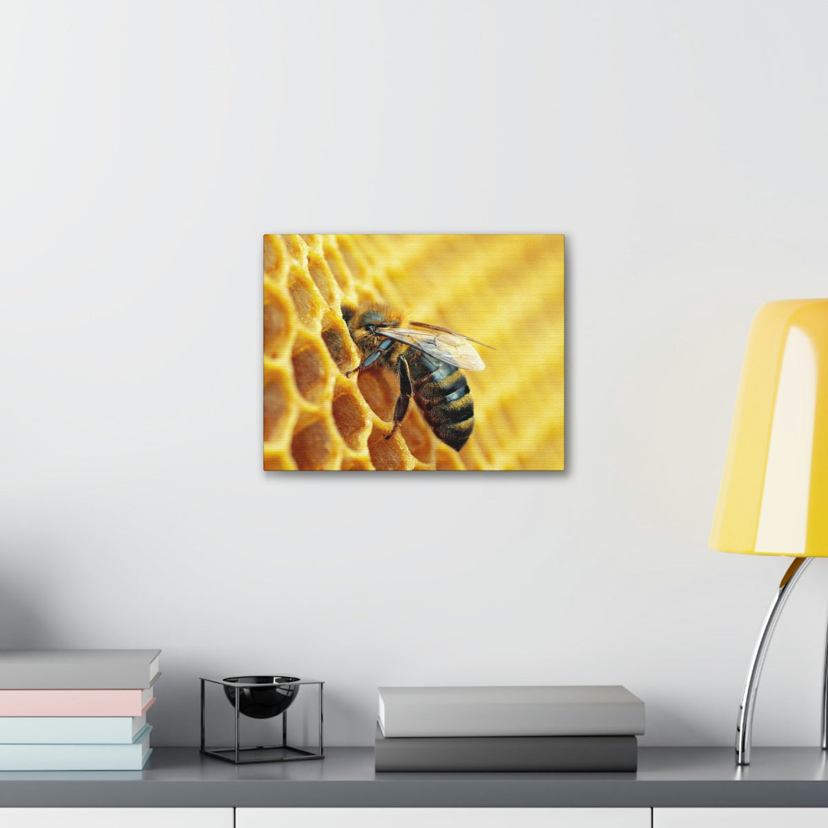 Scripture Walls Bee Hunting Bee on Hunt Print Animal Wall Art Wildlife Canvas Prints Wall Art Ready to Hang Unframed-Express Your Love Gifts