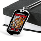 Been There Done That Firefighter Gift Stainless Steel or 18k Gold Dog Tag 24" Chain-Express Your Love Gifts