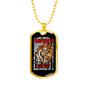 Been There Done That Firefighter Gift Stainless Steel or 18k Gold Dog Tag 24" Chain-Express Your Love Gifts