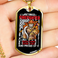Been There Done That Firefighter Gift Stainless Steel or 18k Gold Dog Tag 24" Chain-Express Your Love Gifts