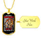 Been There Done That Firefighter Gift Stainless Steel or 18k Gold Dog Tag 24" Chain-Express Your Love Gifts