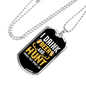 Beer And Hunt Necklace Stainless Steel or 18k Gold Dog Tag 24" Chain-Express Your Love Gifts
