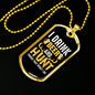 Beer And Hunt Necklace Stainless Steel or 18k Gold Dog Tag 24" Chain-Express Your Love Gifts