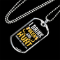Beer And Hunt Necklace Stainless Steel or 18k Gold Dog Tag 24" Chain-Express Your Love Gifts