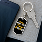 Beer Babes and Bitcoin Crypto Keychain Stainless Steel or 18k Gold Dog Tag Keyring-Express Your Love Gifts