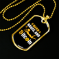 Beer Babes and Bitcoin Crypto Necklace Stainless Steel or 18k Gold Dog Tag 24" Chain-Express Your Love Gifts