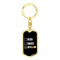 Beer Babes Bitcoin Crypto Keychain Stainless Steel or 18k Gold Dog Tag Keyring-Express Your Love Gifts