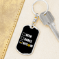 Beer Babes Bitcoin Crypto Keychain Stainless Steel or 18k Gold Dog Tag Keyring-Express Your Love Gifts