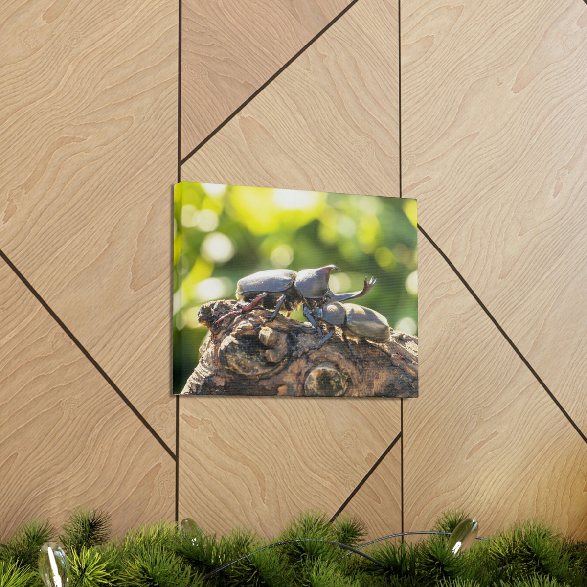 Scripture Walls Beetle Couple Beetle Troop Print Animal Wall Art Wildlife Canvas Prints Wall Art Ready to Hang Unframed-Express Your Love Gifts