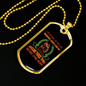 Before Lying Down Necklace Stainless Steel or 18k Gold Dog Tag 24" Chain-Express Your Love Gifts
