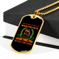 Before Lying Down Necklace Stainless Steel or 18k Gold Dog Tag 24" Chain-Express Your Love Gifts