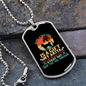 Being a Dog Mom Akita Necklace Stainless Steel or 18k Gold Dog Tag 24" Chain-Express Your Love Gifts