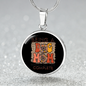 Being A Dog Mom Circle Necklace Stainless Steel or 18k Gold 18-22"-Express Your Love Gifts
