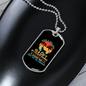 Being a Dog Mom Cocker Spaniel Necklace Stainless Steel or 18k Gold Dog Tag 24" Chain-Express Your Love Gifts