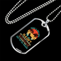 Being a Dog Mom Cocker Spaniel Necklace Stainless Steel or 18k Gold Dog Tag 24" Chain-Express Your Love Gifts