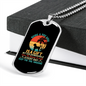 Being a Dog Mom Goldendoodle Necklace Stainless Steel or 18k Gold Dog Tag 24" Chain-Express Your Love Gifts