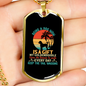 Being a Dog Mom Goldendoodle Necklace Stainless Steel or 18k Gold Dog Tag 24" Chain-Express Your Love Gifts