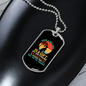 Being a Dog Mom Greyhound Necklace Stainless Steel or 18k Gold Dog Tag 24" Chain-Express Your Love Gifts