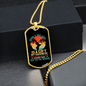 Being a Dog Mom Havanese Necklace Stainless Steel or 18k Gold Dog Tag 24" Chain-Express Your Love Gifts