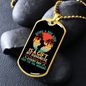 Being a Dog Mom Havanese Necklace Stainless Steel or 18k Gold Dog Tag 24" Chain-Express Your Love Gifts