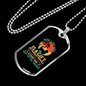 Being a Dog Mom Morkie Puppies Necklace Stainless Steel or 18k Gold Dog Tag 24" Chain-Express Your Love Gifts