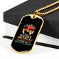 Being a Dog Mom My Colie Necklace Stainless Steel or 18k Gold Dog Tag 24" Chain-Express Your Love Gifts