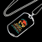 Being a Dog Mom My Colie Necklace Stainless Steel or 18k Gold Dog Tag 24" Chain-Express Your Love Gifts