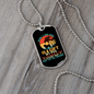 Being a Dog Mom Pug Necklace Stainless Steel or 18k Gold Dog Tag 24" Chain-Express Your Love Gifts