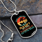 Being a Dog Mom Pug Necklace Stainless Steel or 18k Gold Dog Tag 24" Chain-Express Your Love Gifts
