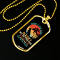 Being a Dog Mom Retriever Necklace Stainless Steel or 18k Gold Dog Tag 24" Chain-Express Your Love Gifts