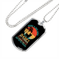 Being a Dog Mom Terrier Necklace Stainless Steel or 18k Gold Dog Tag 24" Chain-Express Your Love Gifts