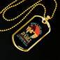 Being a Dog Mom Terrier Necklace Stainless Steel or 18k Gold Dog Tag 24" Chain-Express Your Love Gifts