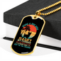 Being a Dog Mom Terrier Necklace Stainless Steel or 18k Gold Dog Tag 24" Chain-Express Your Love Gifts