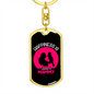 Being Mammy Mom Keychain Stainless Steel or 18k Gold Dog Tag Keyring-Express Your Love Gifts