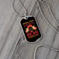 Being This Cute 2 Dogs Red Necklace Stainless Steel or 18k Gold Dog Tag 24" Chain-Express Your Love Gifts