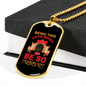 Being This Cute 2 Dogs Red Necklace Stainless Steel or 18k Gold Dog Tag 24" Chain-Express Your Love Gifts