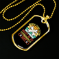 Being This Cute Bones Necklace Stainless Steel or 18k Gold Dog Tag 24" Chain-Express Your Love Gifts