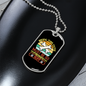 Being This Cute Bones Necklace Stainless Steel or 18k Gold Dog Tag 24" Chain-Express Your Love Gifts