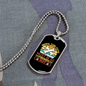 Being This Cute Bones Necklace Stainless Steel or 18k Gold Dog Tag 24" Chain-Express Your Love Gifts