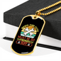 Being This Cute Bones Necklace Stainless Steel or 18k Gold Dog Tag 24" Chain-Express Your Love Gifts