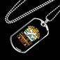 Being This Cute Bones Necklace Stainless Steel or 18k Gold Dog Tag 24" Chain-Express Your Love Gifts