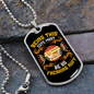 Being This Cute Circle Necklace Stainless Steel or 18k Gold Dog Tag 24" Chain-Express Your Love Gifts